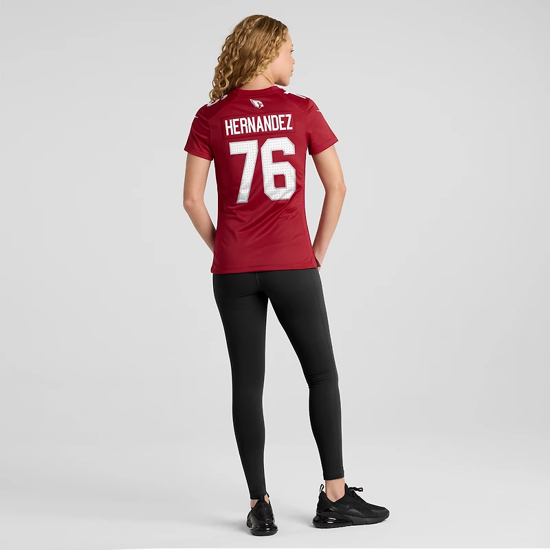 Women's Nike Will Hernandez  Cardinal Arizona Cardinals Game Jersey