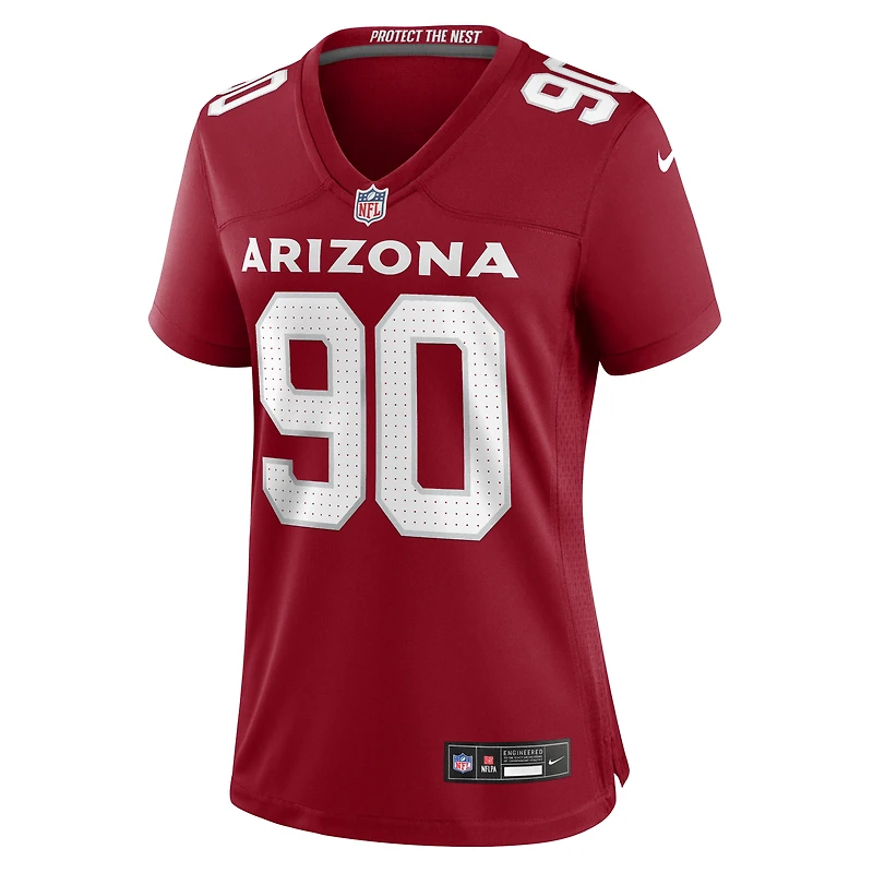 Women's Nike Zach Carter Cardinal Arizona Cardinals Team Game Jersey