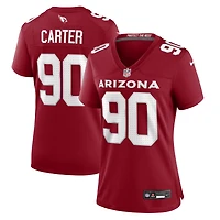 Women's Nike Zach Carter  Cardinal Arizona Cardinals Team Game Jersey