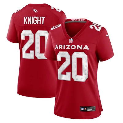 Women's Nike Zonovan Knight Cardinal Arizona Cardinals Team Game Jersey