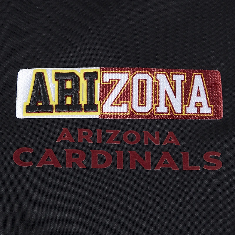 Women's Pro Standard Black Arizona Cardinals Split Logo Full-Zip Hoodie