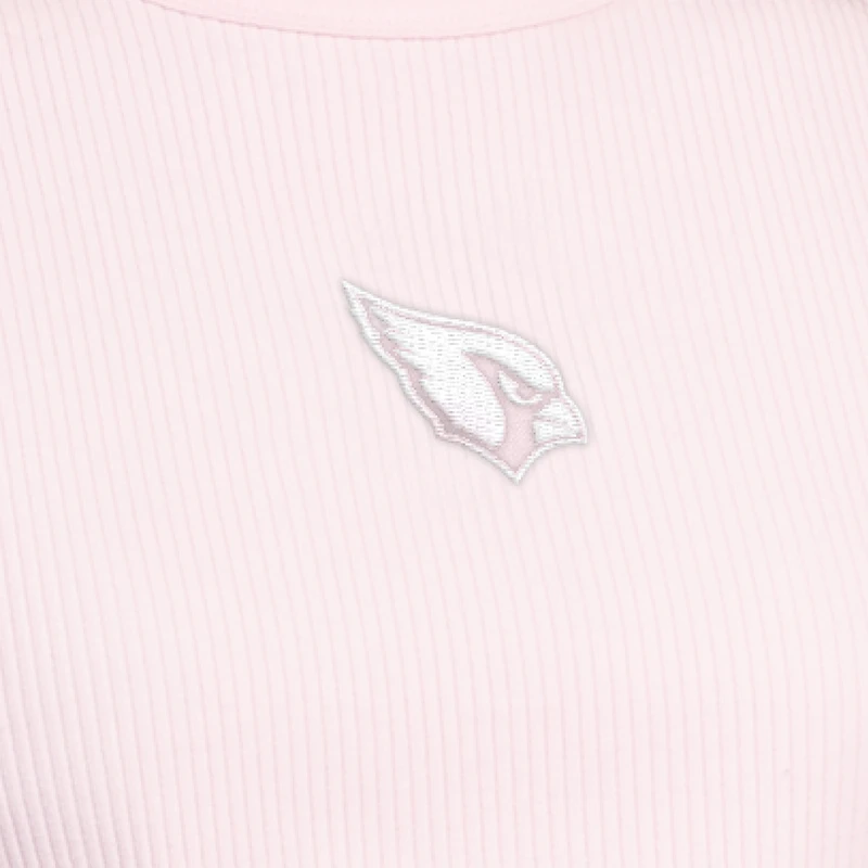 Women's Starter Pastel Pink Arizona Cardinals Travel Pastels Cropped Tank