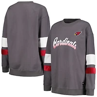 V118087 AZCARD CHARCOAL 23 WOMEN'S CREW NECK FLEECE SWTLADCRW