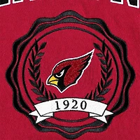 Women's Tommy Hilfiger Cardinal Arizona Cardinals Becca Drop Shoulder Pullover Hoodie