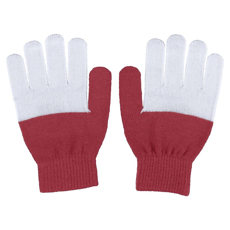 WEAR by Erin Andrews Gants mouchetés à blocs de couleurs des Arizona Cardinals pour femmes