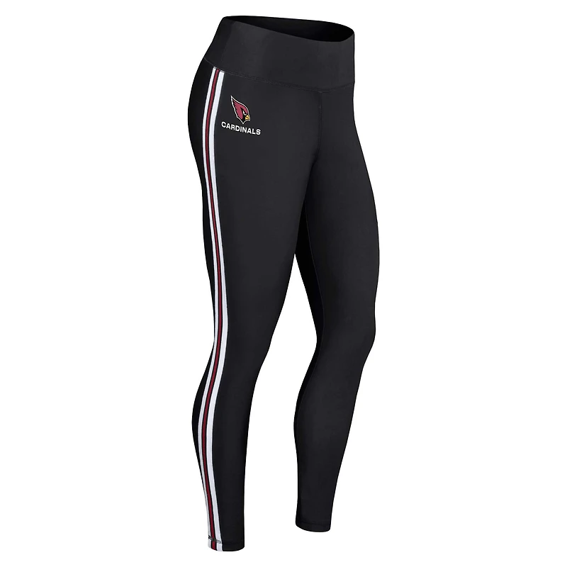Leggings à blocs de couleurs noirs Arizona Cardinals WEAR by Erin Andrews pour femme