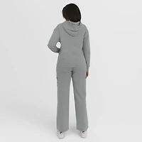 Women's WEAR by Erin Andrews Gray Arizona Cardinals Waffle-Knit Long Sleeve Hooded Shirt & Pants Lounge Set