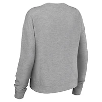 Ensemble de nuit pour femme WEAR by Erin Andrews Heather Gray Arizona Cardinals en tricot à manches longues et pantalon