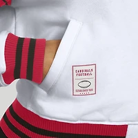 Veste polaire blanche à boutons-pression pour femme WEAR by Erin Andrews des Cardinals de l'Arizona