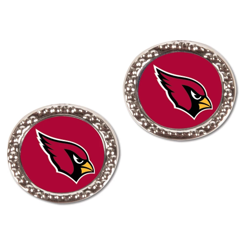 Women's WinCraft Arizona Cardinals Round Post Earrings