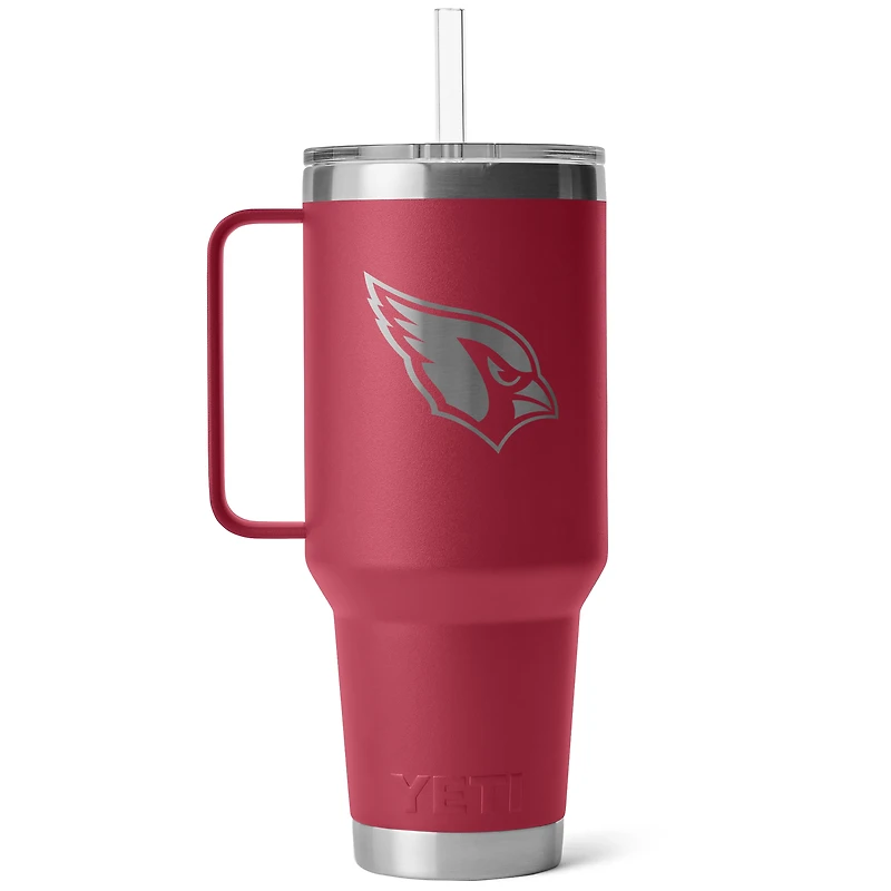 Tasse à paille Rambler YETI Arizona Cardinals Primary 42 oz