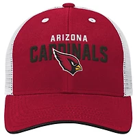 Youth Cardinal Arizona Cardinals Core Lockup Trucker Adjustable Hat