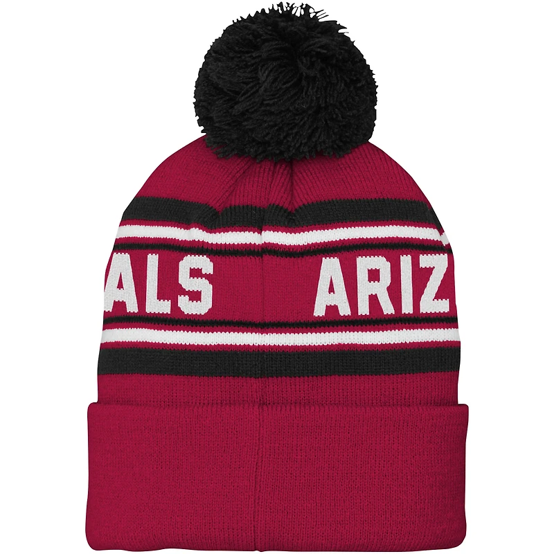 V110833 AZCARD NFL Youth Jacquard Revers Pom Knit HATYTHNIT