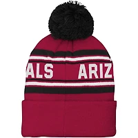 V110833 AZCARD NFL Youth Jacquard Revers Pom Knit HATYTHNIT
