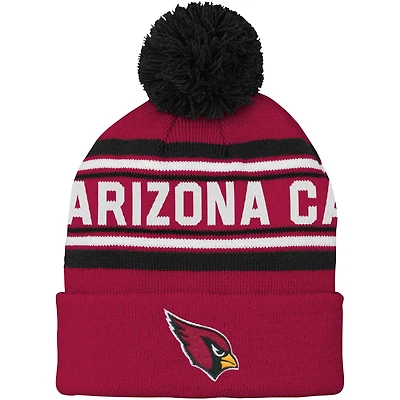 V110833 AZCARD NFL Youth Jacquard Revers Pom Knit HATYTHNIT