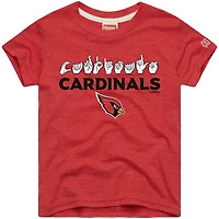 T-shirt Tri-Blend Love Sign x ASL 2.0 des Cardinals de l'Arizona, hommage aux jeunes