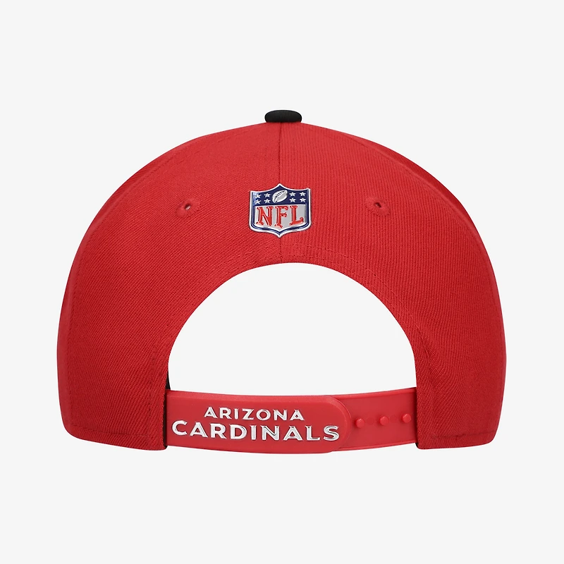 Youth New Era Cardinal/Black Arizona Cardinals 2026 NFL Draft Pre-Curved 9FIFTY Snapback Hat