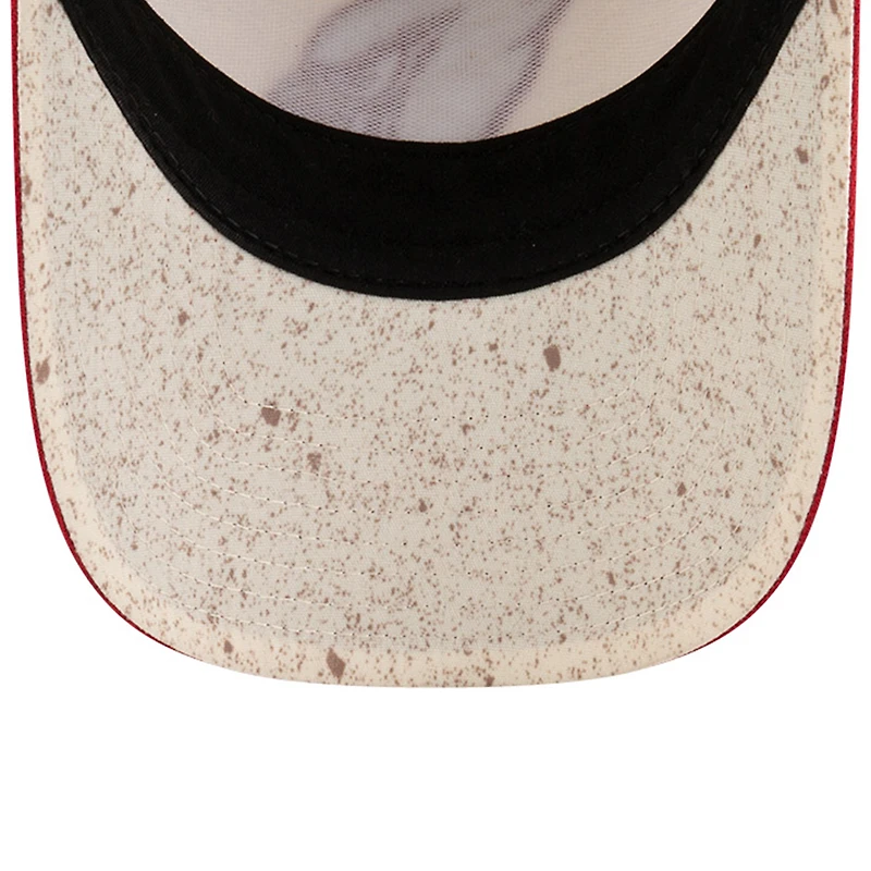 Casquette ajustable 9FORTY A-Frame New Era Natural Arizona Cardinals 2025 Rivalries Collection pour jeunes