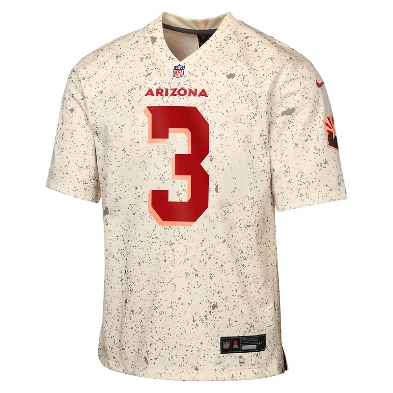 Maillot de match Nike Budda Baker Natural pour jeunes des Cardinals l'Arizona, collection Rivalries 2025