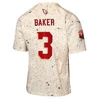Maillot de match Nike Budda Baker Natural pour jeunes des Cardinals l'Arizona, collection Rivalries 2025