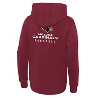 Sweat à capuche en molleton pour enfant Cardinal Arizona Cardinals 2023 Sideline Club