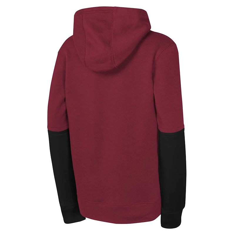 Sweat à capuche Nike Cardinal Arizona Cardinals Club pour jeunes