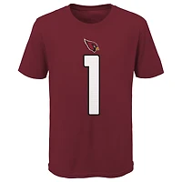 Youth Nike Cardinal Arizona Cardinals Logo Kyler Murray Player Name & Number T-Shirt