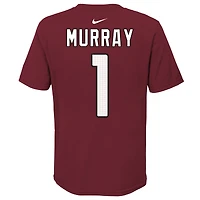Youth Nike Cardinal Arizona Cardinals Logo Kyler Murray Player Name & Number T-Shirt