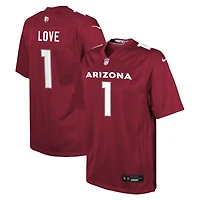 Youth Nike Jeremiyah Love Cardinal Arizona Cardinals Team Game Jersey