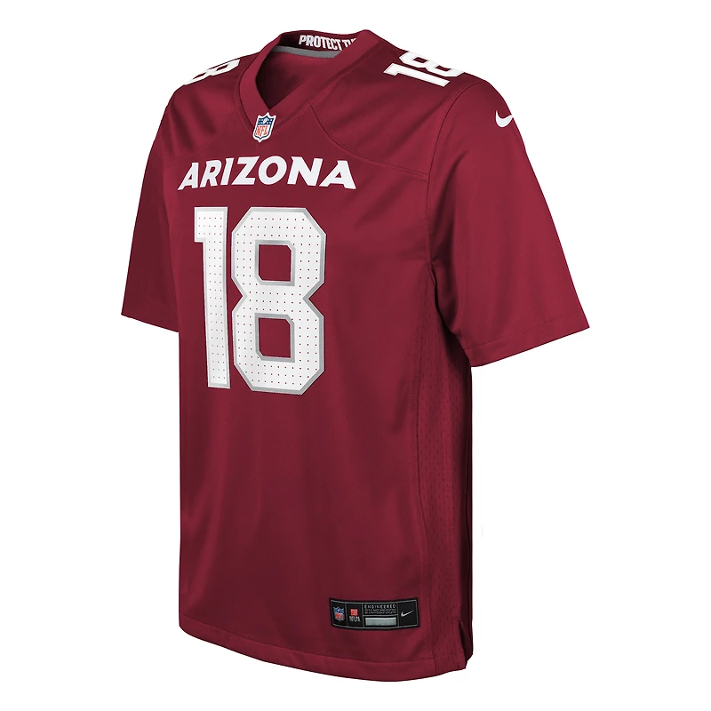 Maillot de match Nike Marvin Harrison Jr. Cardinal des Arizona Cardinals pour jeune