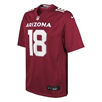 Maillot de match Nike Marvin Harrison Jr. Cardinal des Arizona Cardinals pour jeune