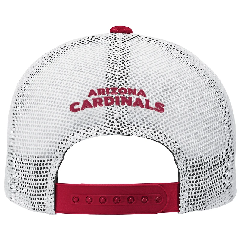 Casquette ajustable Core Lockup Trucker des Cardinals de l'Arizona pour jeunes Outerstuff