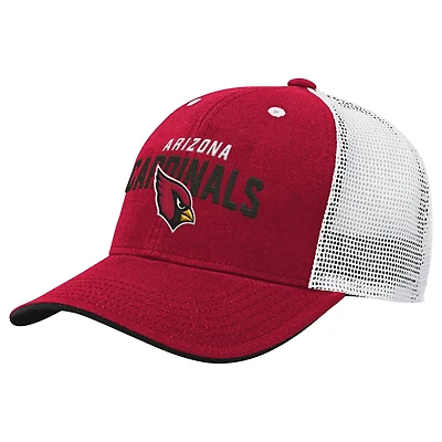 Casquette ajustable Core Lockup Trucker des Cardinals de l'Arizona pour jeunes Outerstuff