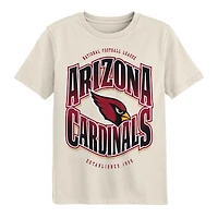 Youth Outerstuff Cream Arizona Cardinals Huddle T-Shirt