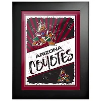 Arizona Coyotes - 12'' x 16'' Classic Print Framed Art
