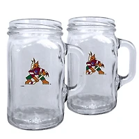 Arizona Coyotes Paquet de 2 16 oz. Ensemble de tasse Mason