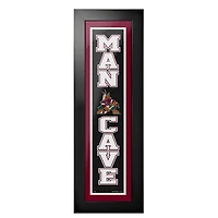 Arizona Coyotes - Enseigne encadrée Man Cave 6'' x 22''