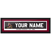 Arizona Coyotes - 6'' x 22'' Team Personalization Picture Frame