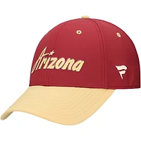 Casquette Flex Fanatics pour homme grenat/jaune des Coyotes de l'Arizona