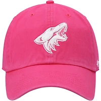 Men's '47 Pink Arizona Coyotes Clean Up Adjustable Hat