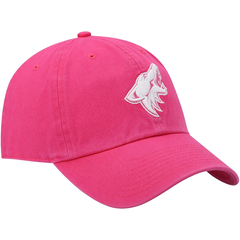 Men's '47 Pink Arizona Coyotes Clean Up Adjustable Hat
