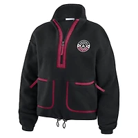 Women's WEAR by Erin Andrews  Black Arizona Coyotes Polar Fleece Half-Zip Jacket