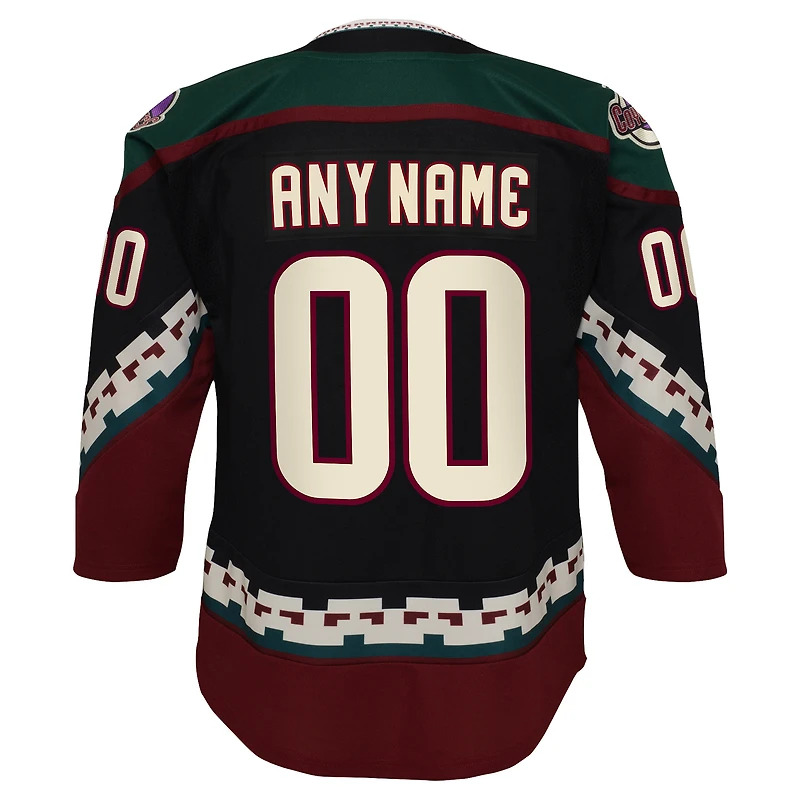 Youth Black Arizona Coyotes Home - Premier Custom Jersey