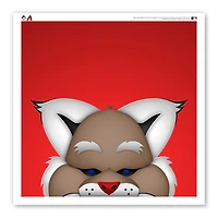 Arizona Diamondbacks 12" x 12" D. Baxter le Bobcat Poster Print