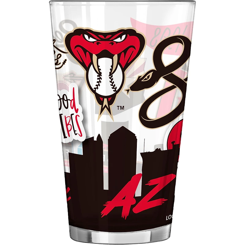 Arizona Diamondbacks 16oz. Native Pint Glass