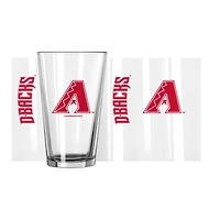 Arizona Diamondbacks 16oz. Team Wordmark Game Day Pint Glass