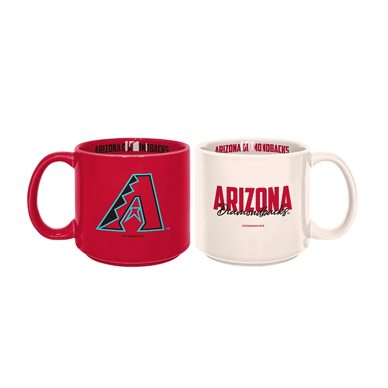 Arizona Diamondbacks 2-Pack 15oz. Stackable Mug Set