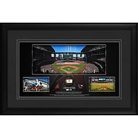 Arizona Diamondbacks Framed 10" x 18" Stadium Panoramic Collage with a Piece of Game-Used Baseball - Limited Edition of 500
