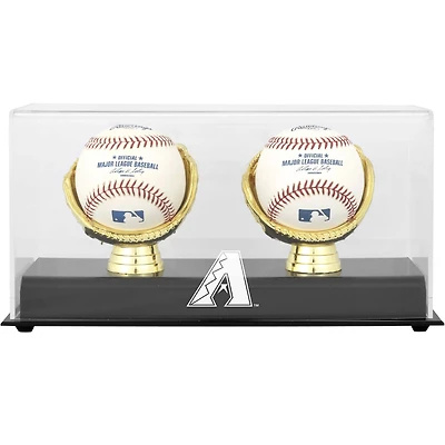 Vitrine de présentation du double logo de baseball des Diamondbacks d'Arizona Gold Glove