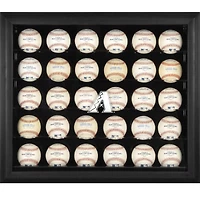 Arizona Diamondbacks Logo Black Framed 30-Ball Display Case